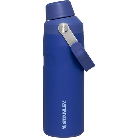 Stanley IceFlow Stainless Steel  Water Bottle Angled Spout Travel Sports Blue - Picture 1 of 12
